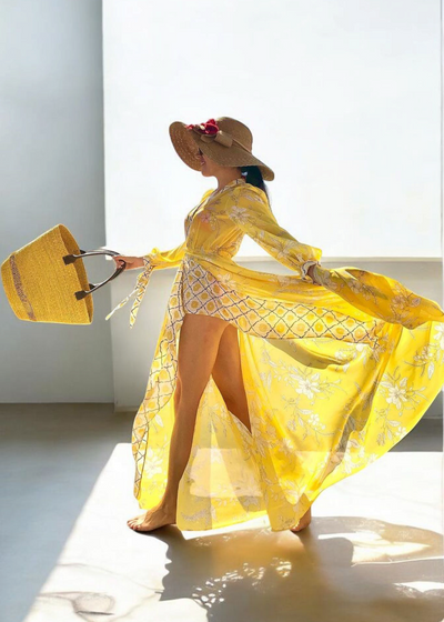 Kimono de plage femme <br> Nymphe d'Eté